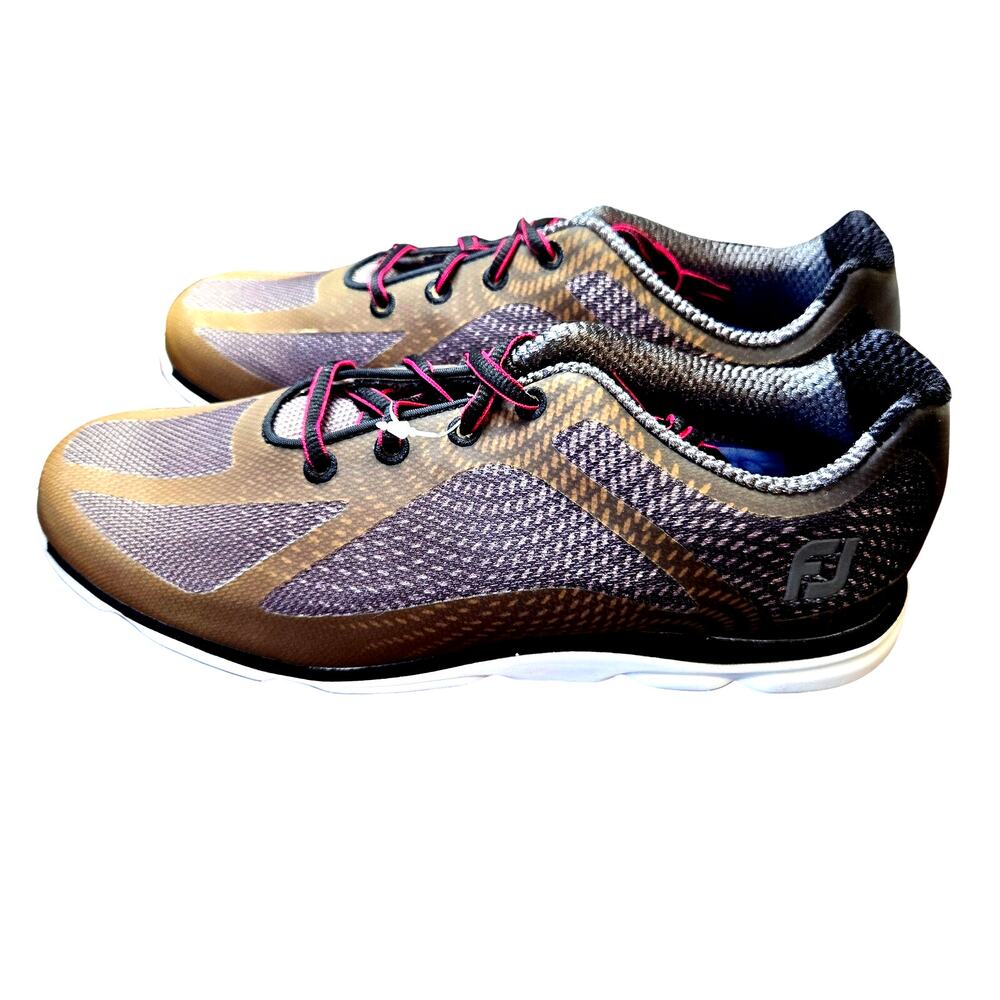 FJ 9 Women's Brown  Cushion Trainer Athletic Tennis Sneaker Shoes